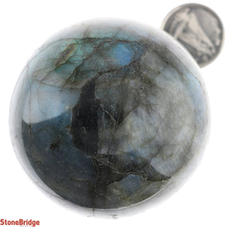 Labradorite E Sphere - Extra Small #3 - 2"    from Stonebridge Imports