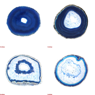 Agate Slices - 4 1/2" to 6" Blue   from Stonebridge Imports