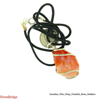 Carnelian Tumbled Necklace    from Stonebridge Imports