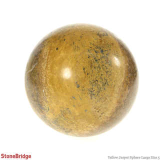 Yellow Jasper Sphere - Large #5 - 3 1/2"    from Stonebridge Imports