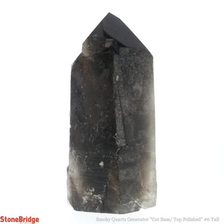 Smoky Quartz Cut Base, Polished Point Tower #6 Tall    from Stonebridge Imports